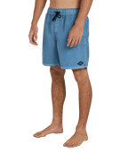 Billabong Mens All Day Overdye Layback 17" Boardshorts in Steel Blue