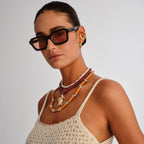 Le Specs IMPOSSIBLE BLACK in CINNAMON TINT