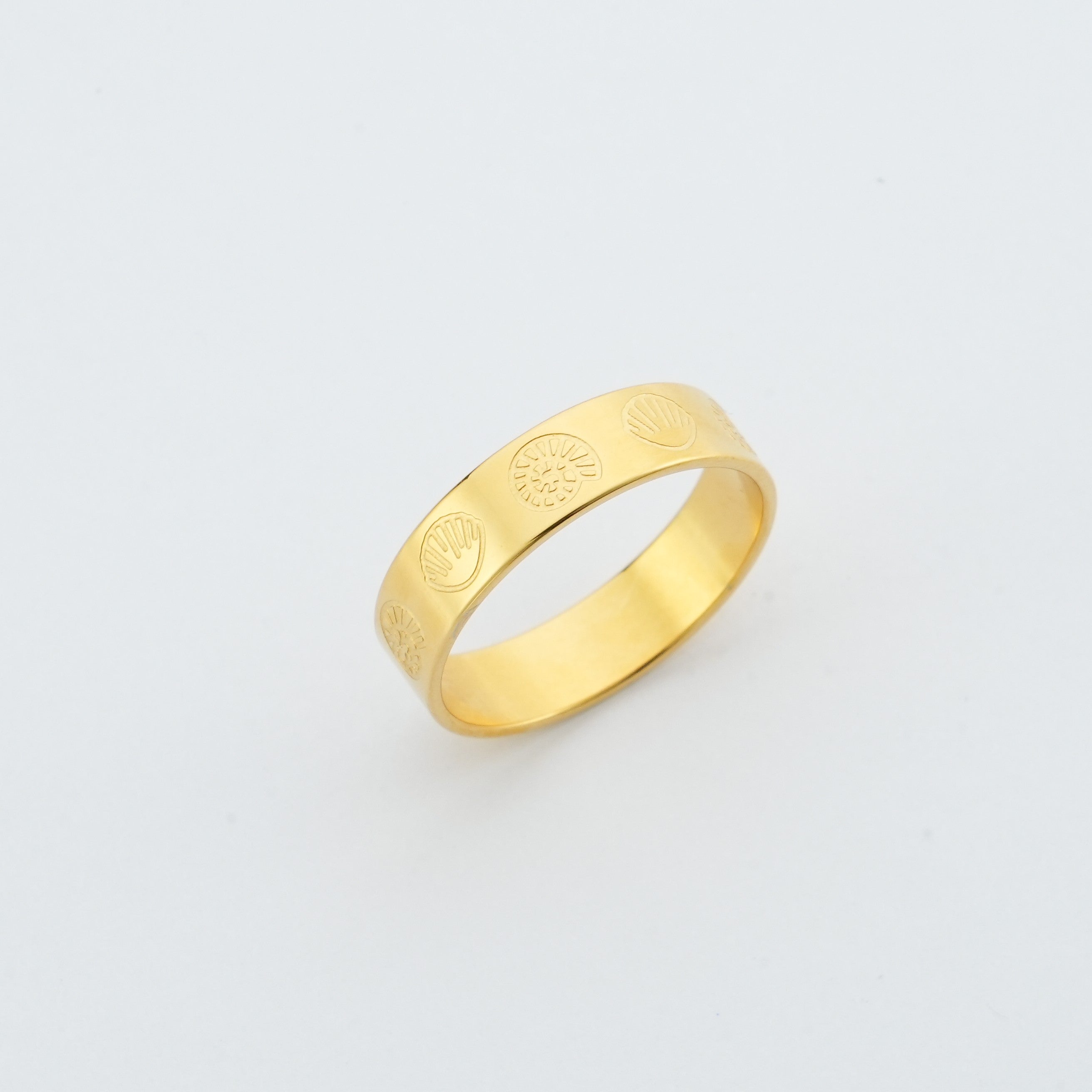 MiKi Jewellery Coral Cove Gold Ring in Single