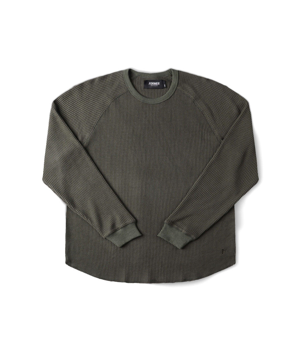 Former Ag Raglan Waffle in SURPLUS