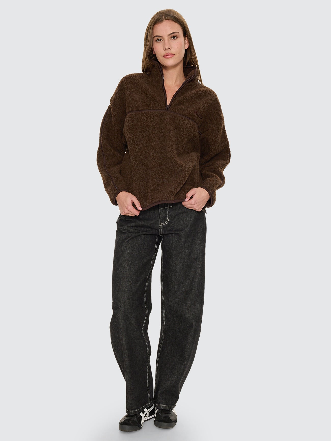 Thrills Co All Star Sherpa Fleece - Brown in Brown