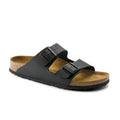 Birkenstock Arizona Black Birko-Flor Narrow in Arizona Black Birko-Flor