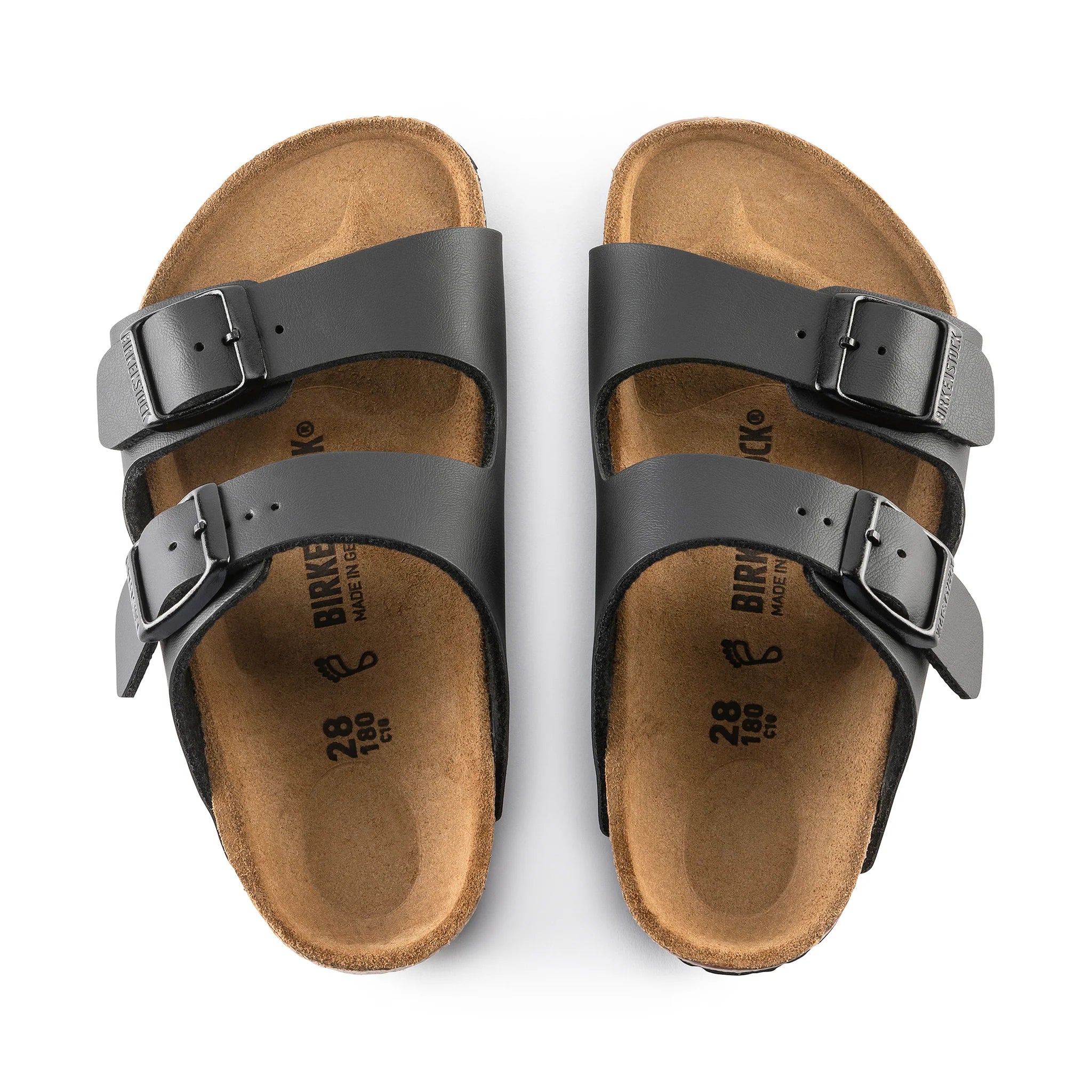 Birkenstock Arizona Kids Black Birko-Flor Regular