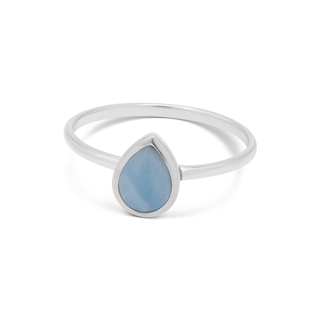 MiKi Jewellery Penelope Larimar Ring in Single