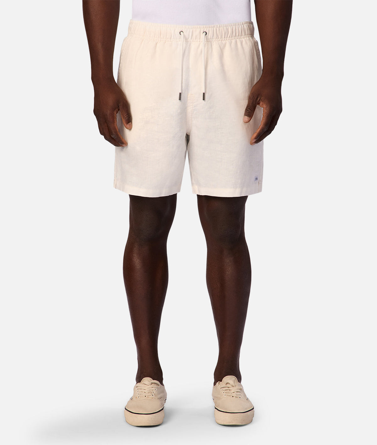 Industrie The Marina Linen Short - Coconut in COCONUT
