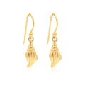 MiKi Jewellery Seashell Gold Drop in Default Title