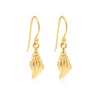 MiKi Jewellery Seashell Gold Drop in Default Title