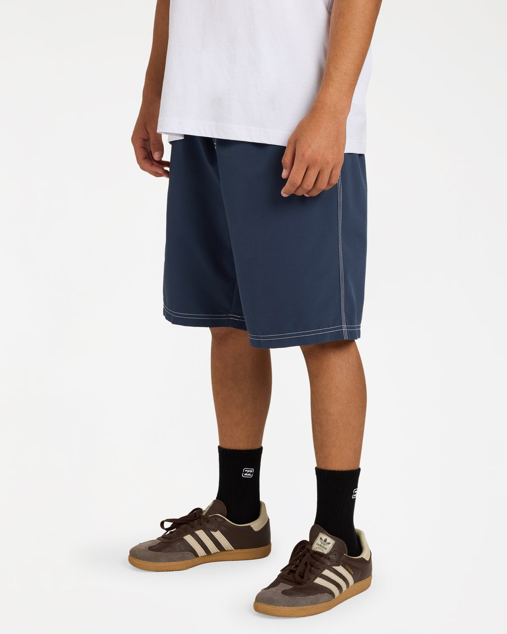 Billabong Mens Throw On 22" Boardshorts in Dusty Indigo