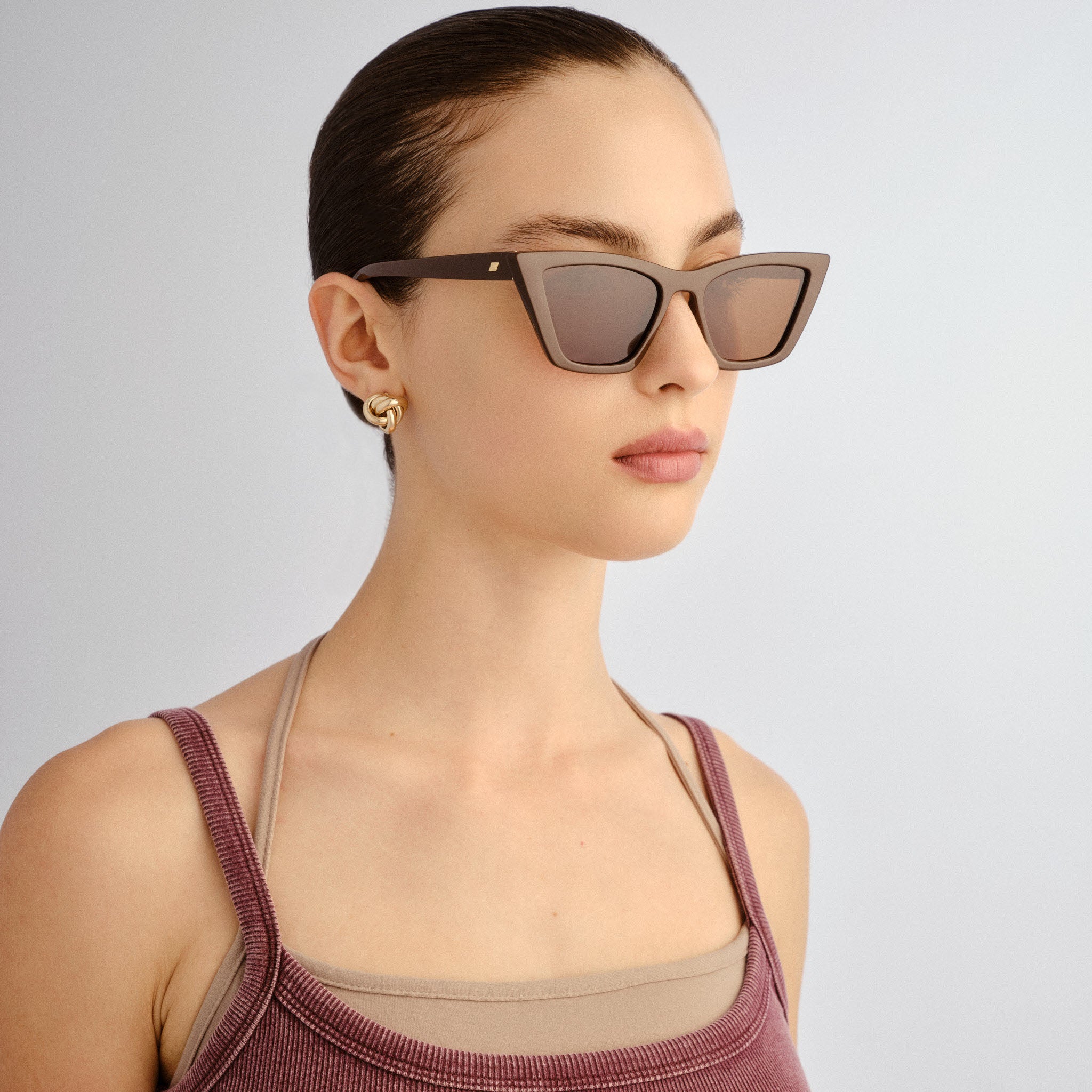 Le Specs VELODROME COCOA in BROWN MONO POLARIZED