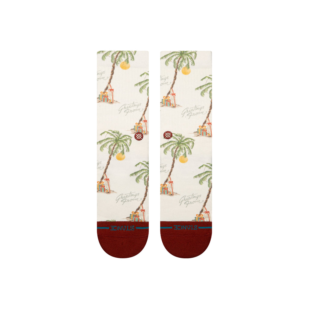 Stance GREETINGS FROM CREW SOCKS in CANVAS