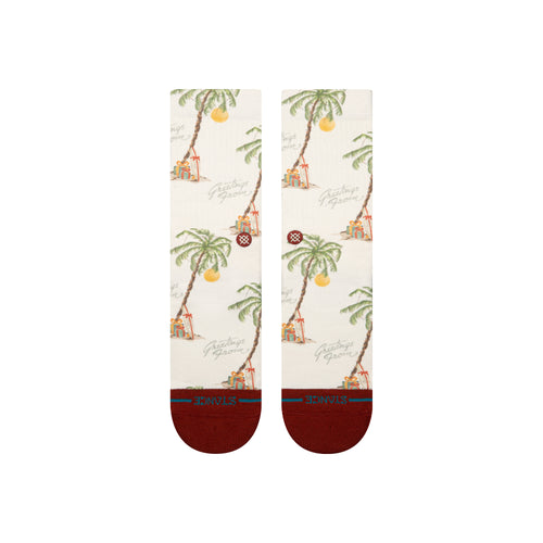 Stance GREETINGS FROM CREW SOCKS in CANVAS