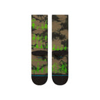 Stance THE GRINCH CREW SOCKS - DOWN IN WHOVILE in BLACK