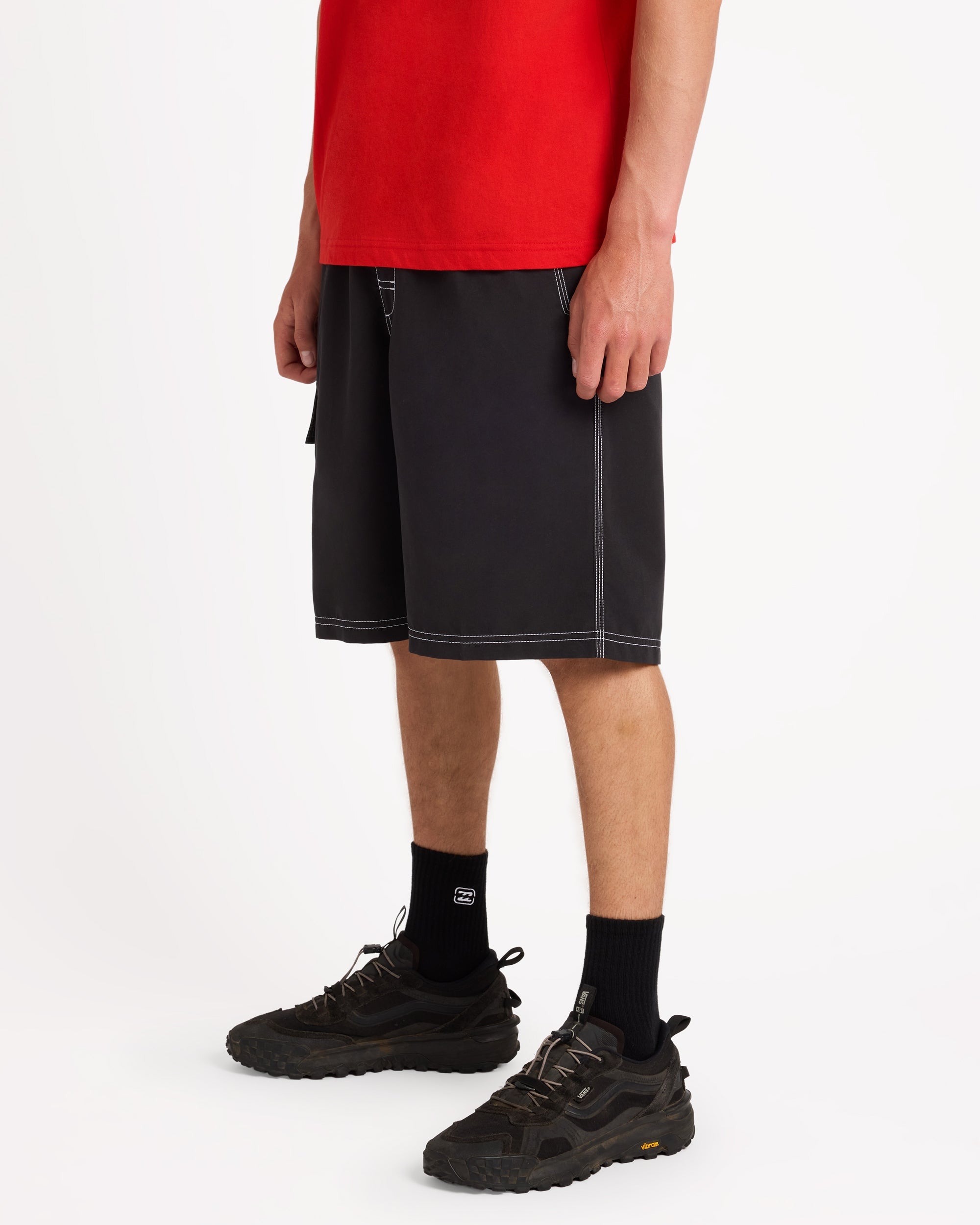 Billabong Mens Throw On 22" Boardshorts in Black