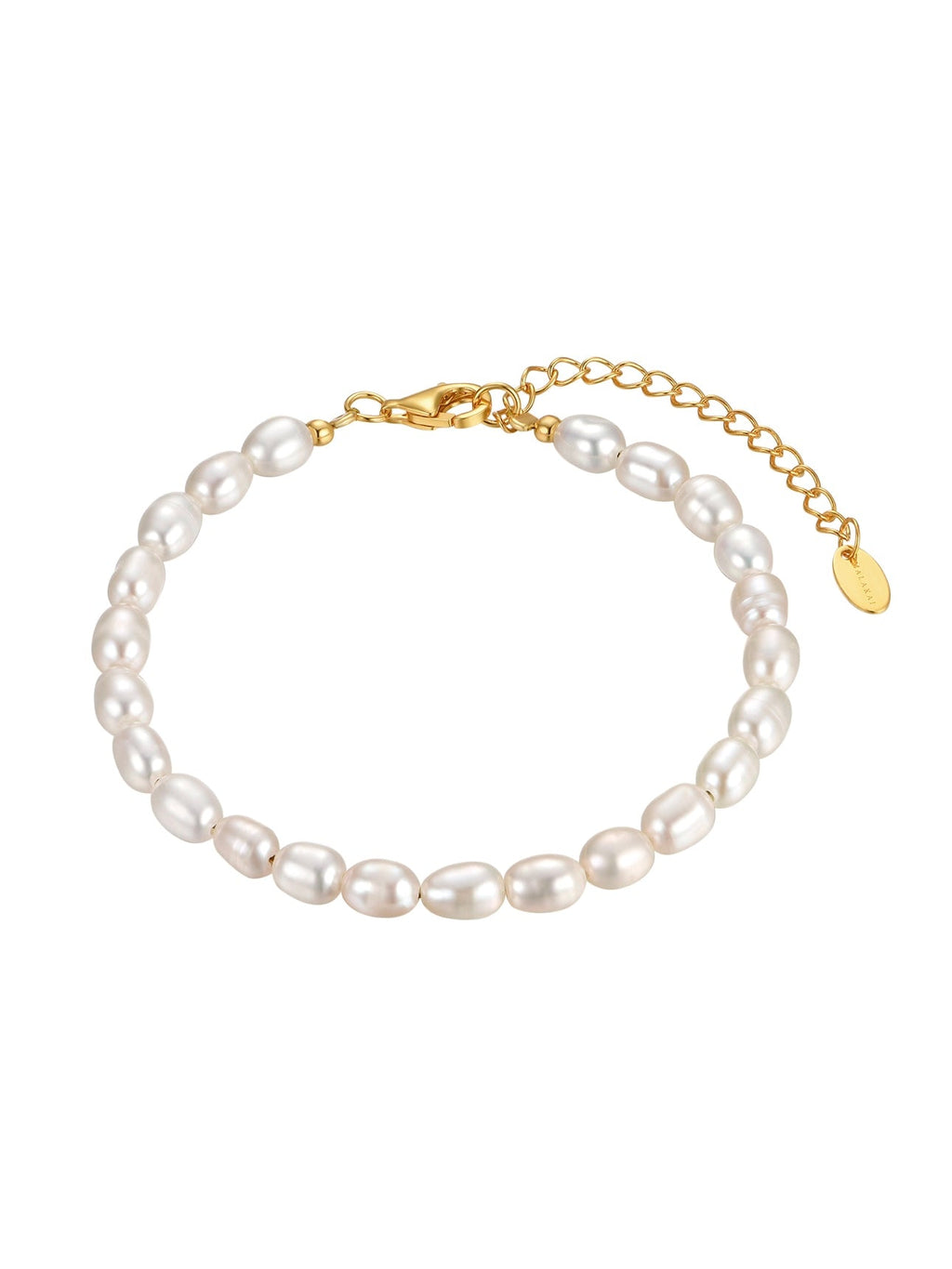 Malakai The Label Pearl Paradiso Bracelet in 18k Gold in Default Title