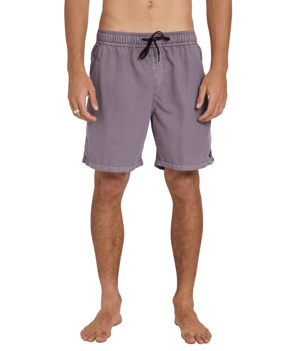 Billabong Mens All Day Overdye Layback 17" Boardshorts in Steel Purple