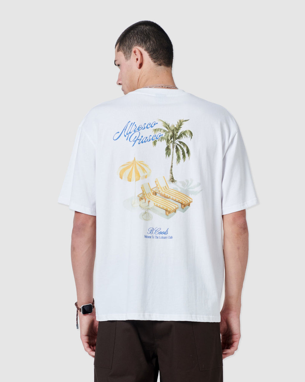 B. Cools fiasco t-shirt white in Single
