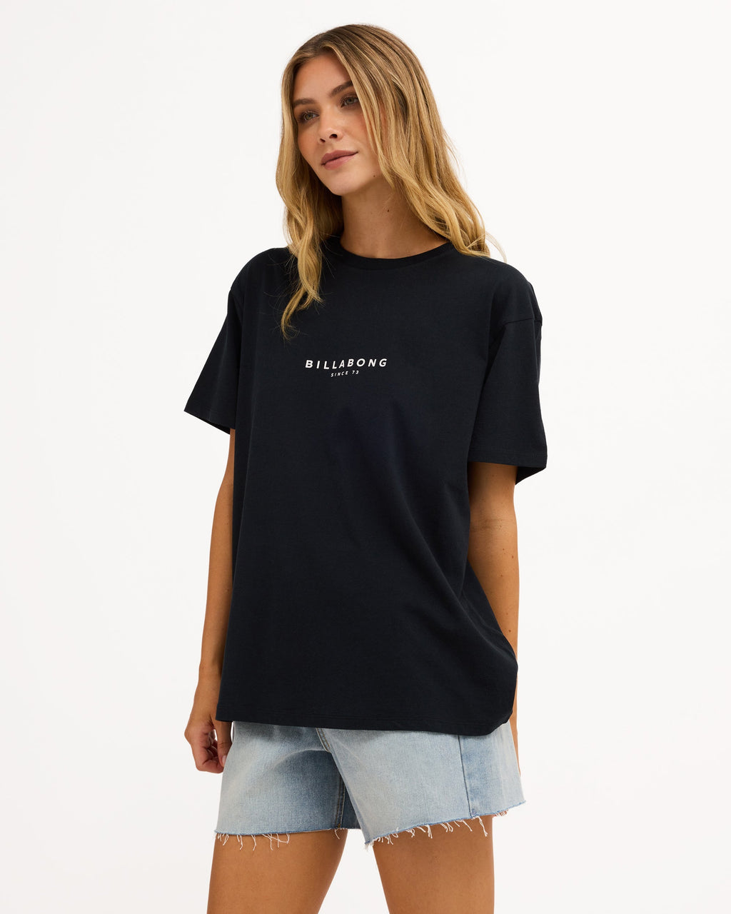 Billabong Womens Pacific T-Shirt in OFF BLACK
