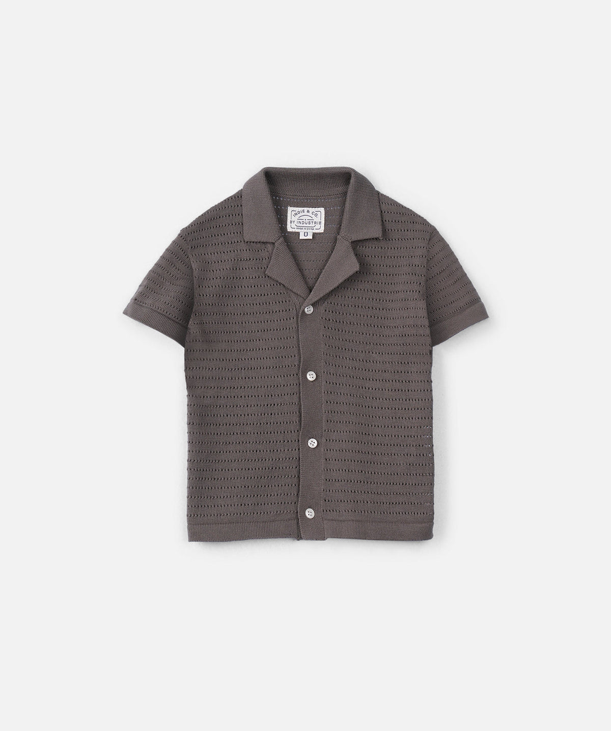 Indie Kids The Aman S/s Shirt - Bark in BARK 25