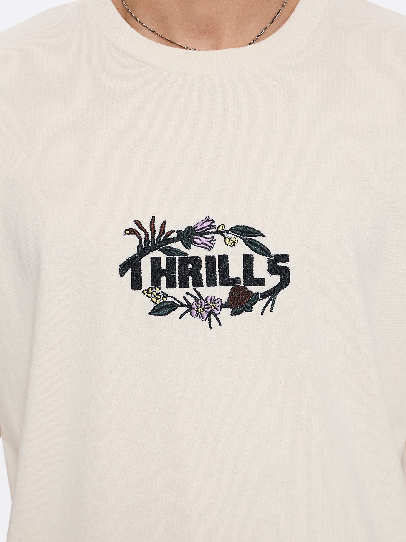Thrills Co Beauty Around Us Oversize Fit Tee - Unbleached in Unbleached