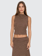 Thrills Co Best Of Luck Tank - Cocoa in Cocoa