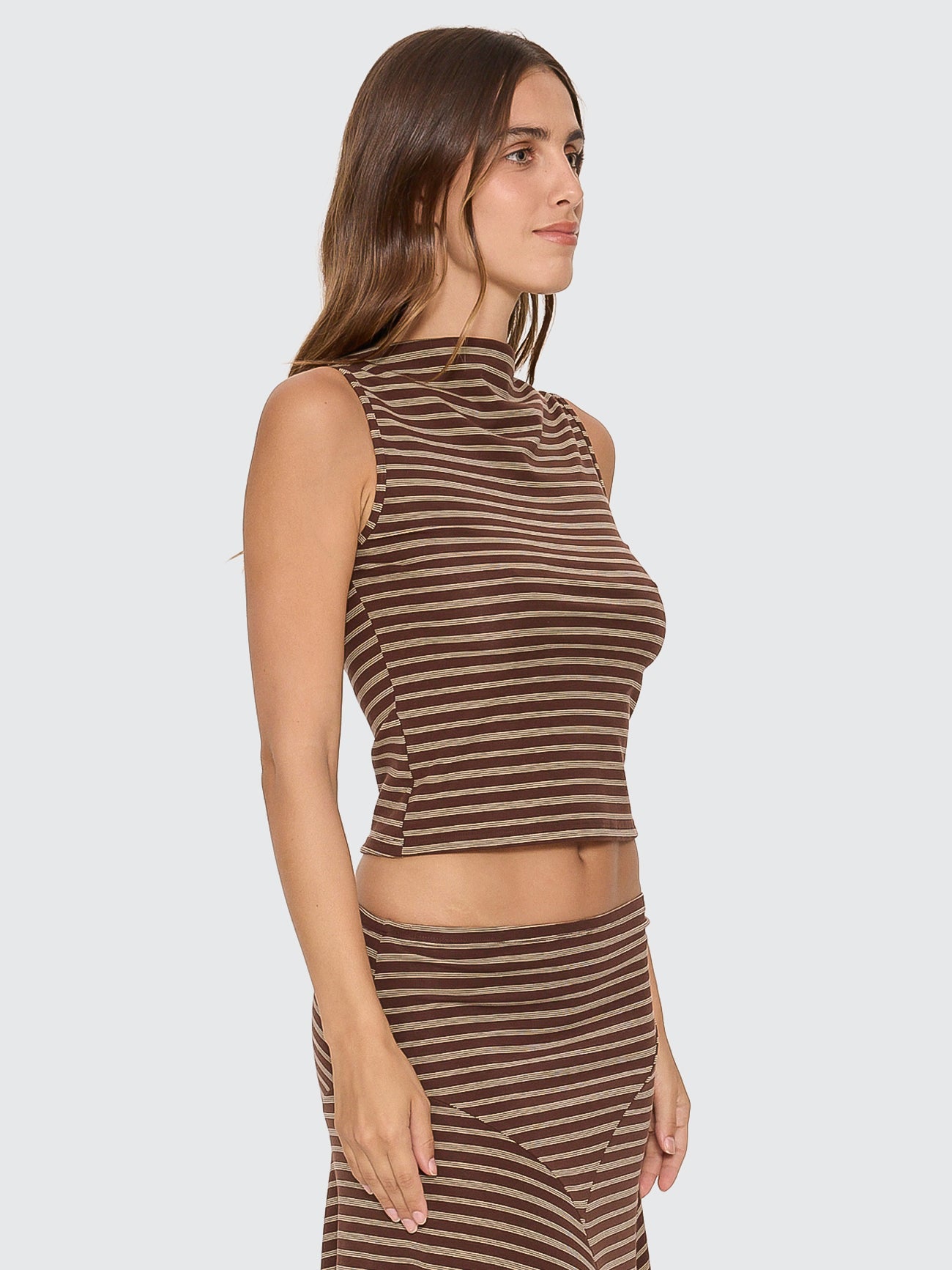 Thrills Co Best Of Luck Tank - Cocoa in Cocoa
