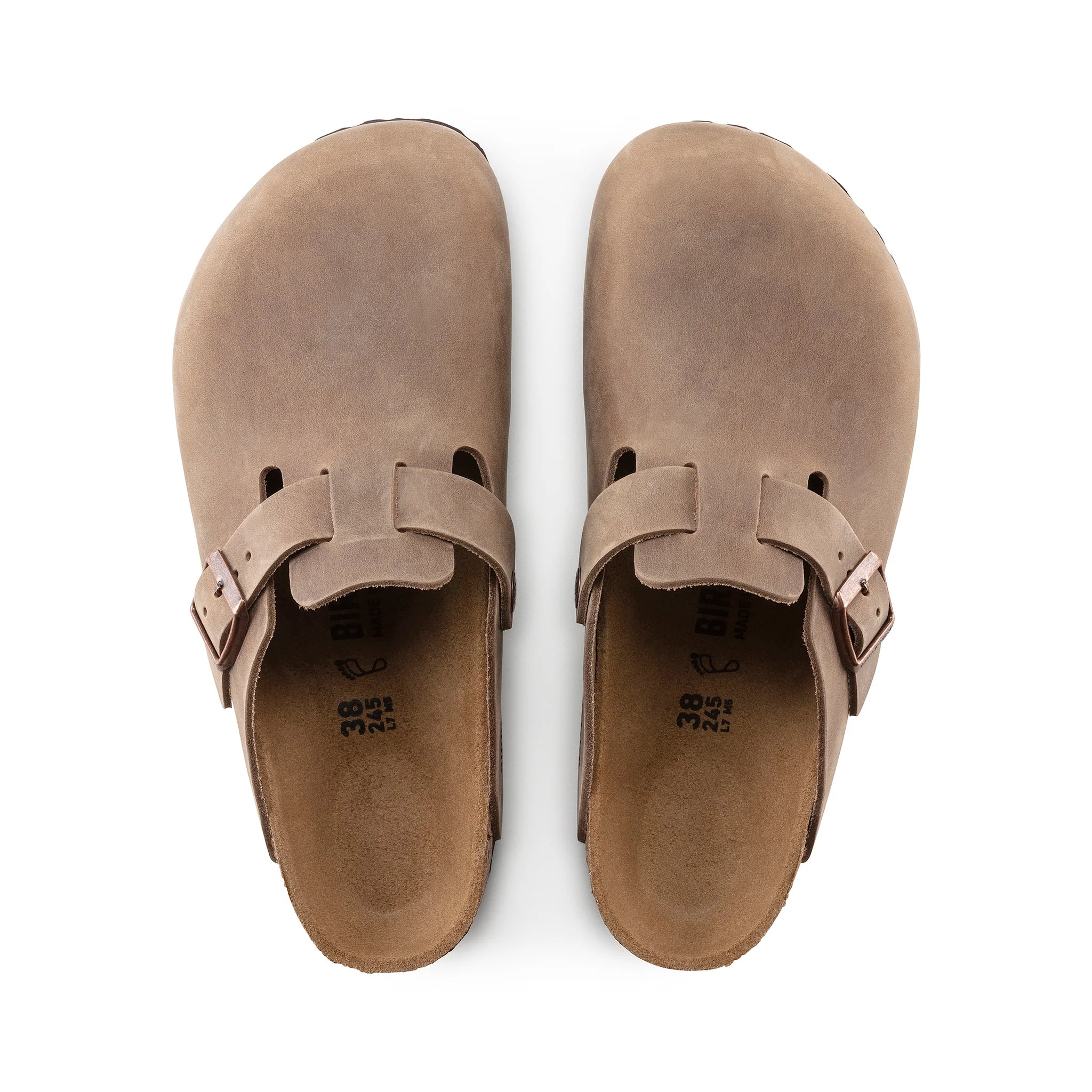Birkenstock Boston Tabacco Brown Oiled Leather Regular
