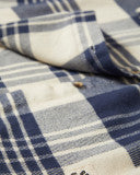 Brixton Bowery W Classic Flannel in AZURE BLUE/WHITECAP PLAID