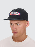Thrills Co Built To Win 5 Panel Cap - Black in Black
