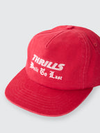 Thrills Co Built To Win 5 Panel Cap - Racing Red in Racing Red