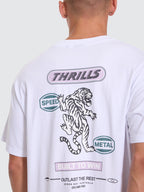 Thrills Co Built To Win Merch Tee - White in White