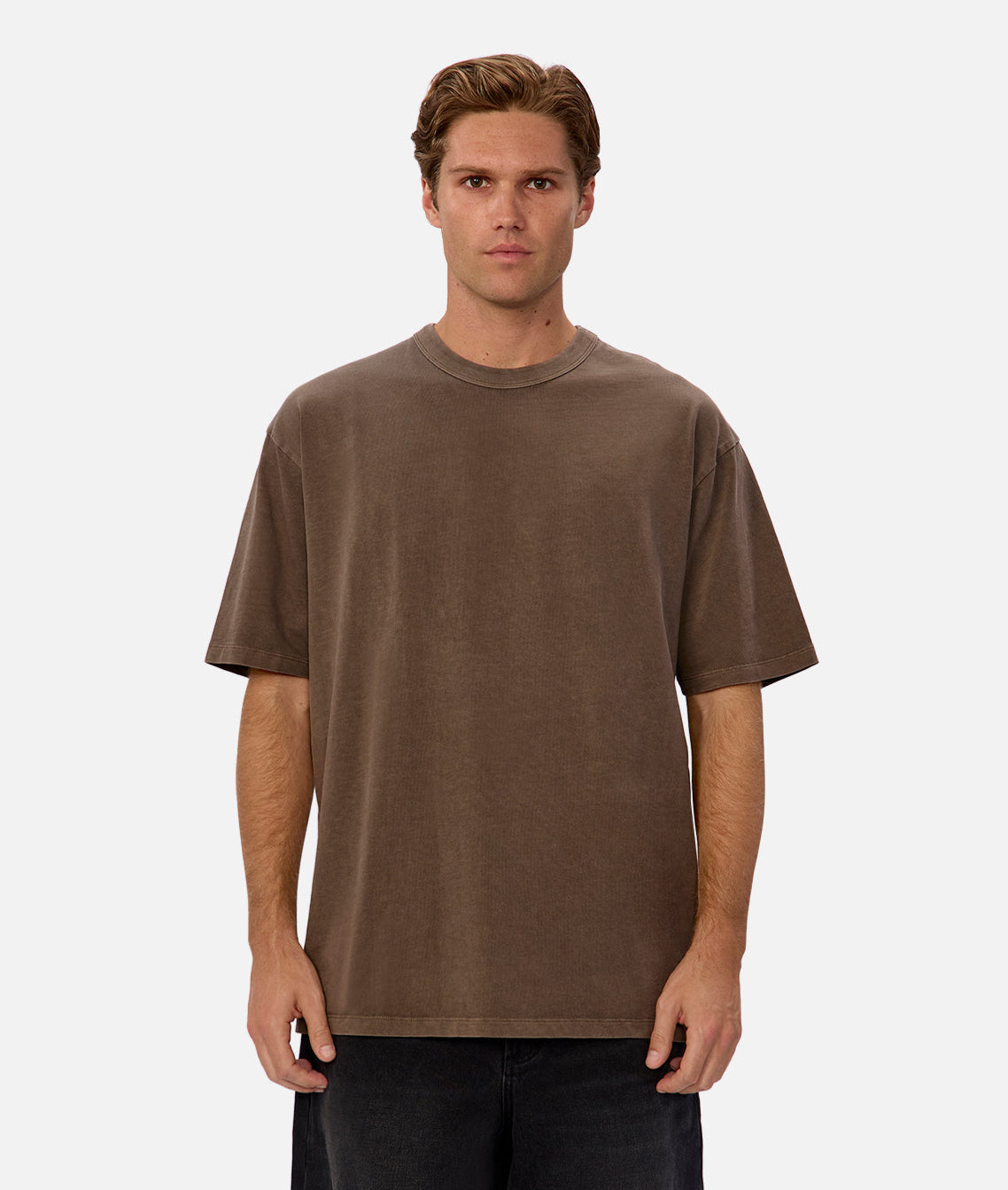 Industrie The Del Sur Tee - Mocha in MOCHA 25