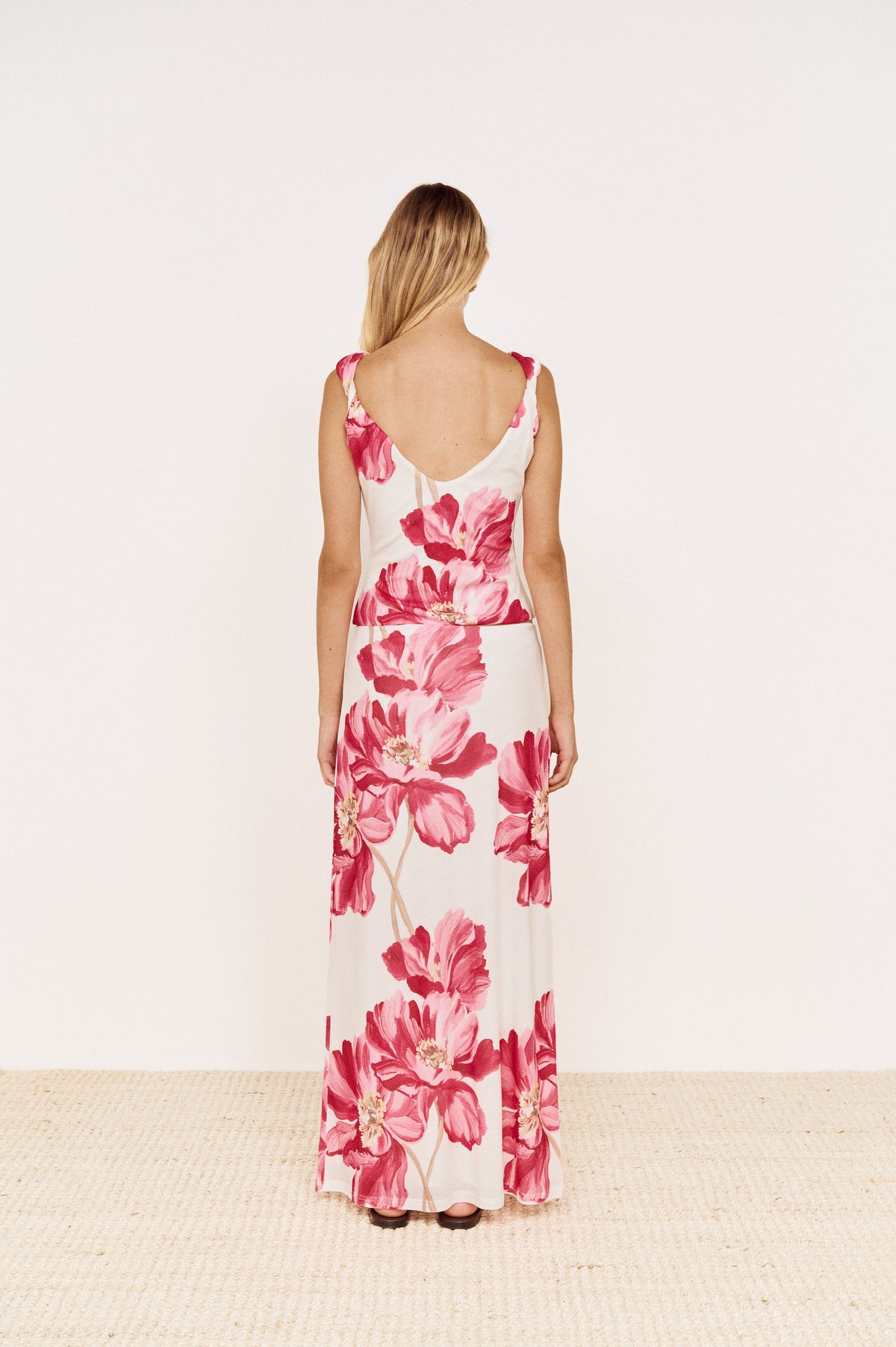 Minkpink CHLOE MESH SKIRT in ROSE FLORAL