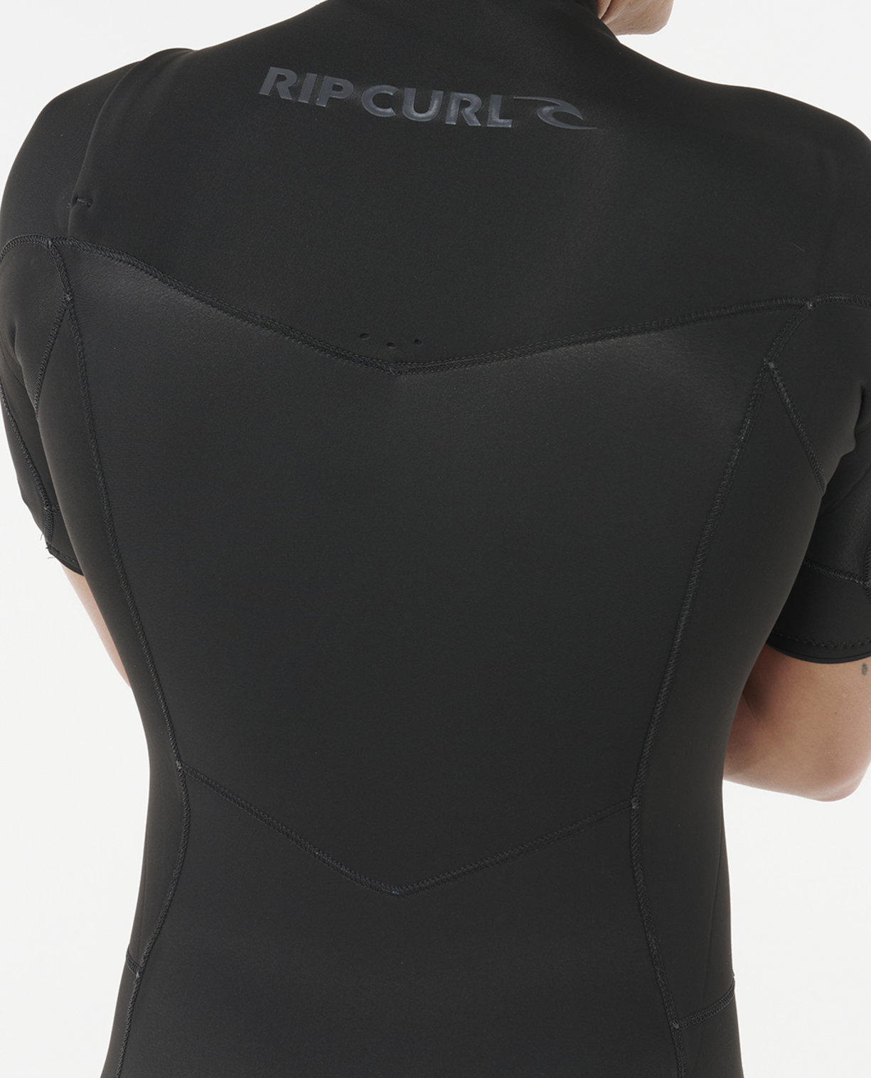 Rip Curl Mens Dawn Patrol 2/2 Chest Zip Springsuit in Black