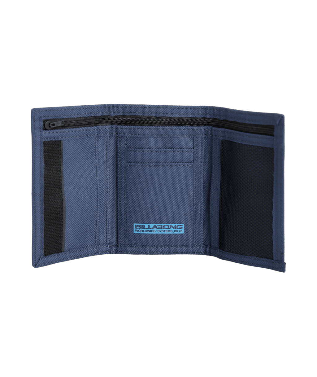 Billabong Mens Atom Tri-Fold Wallet in Navy