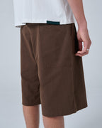 B. Cools pleat short chocolate in Single