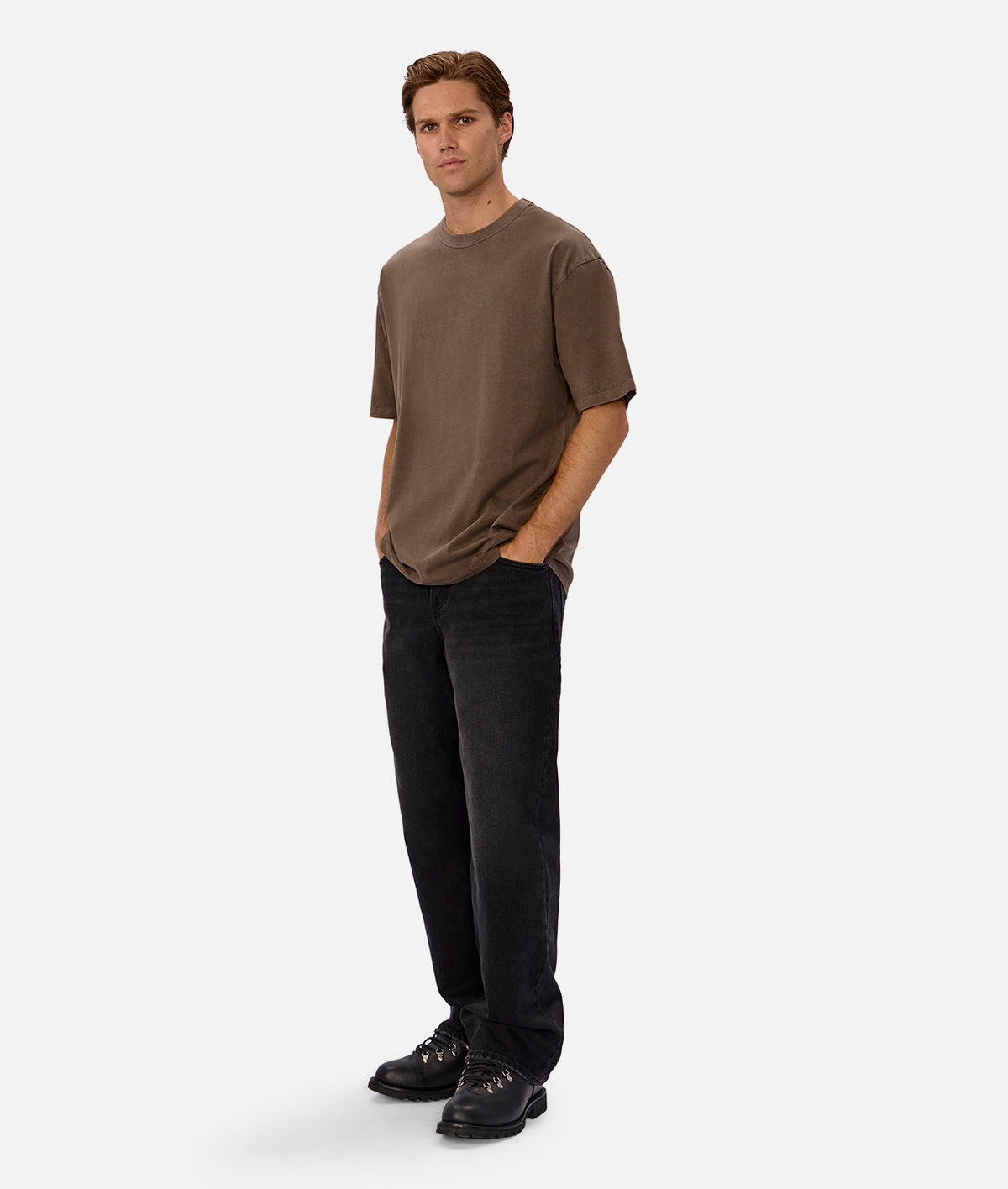Industrie The Del Sur Tee - Mocha in MOCHA 25