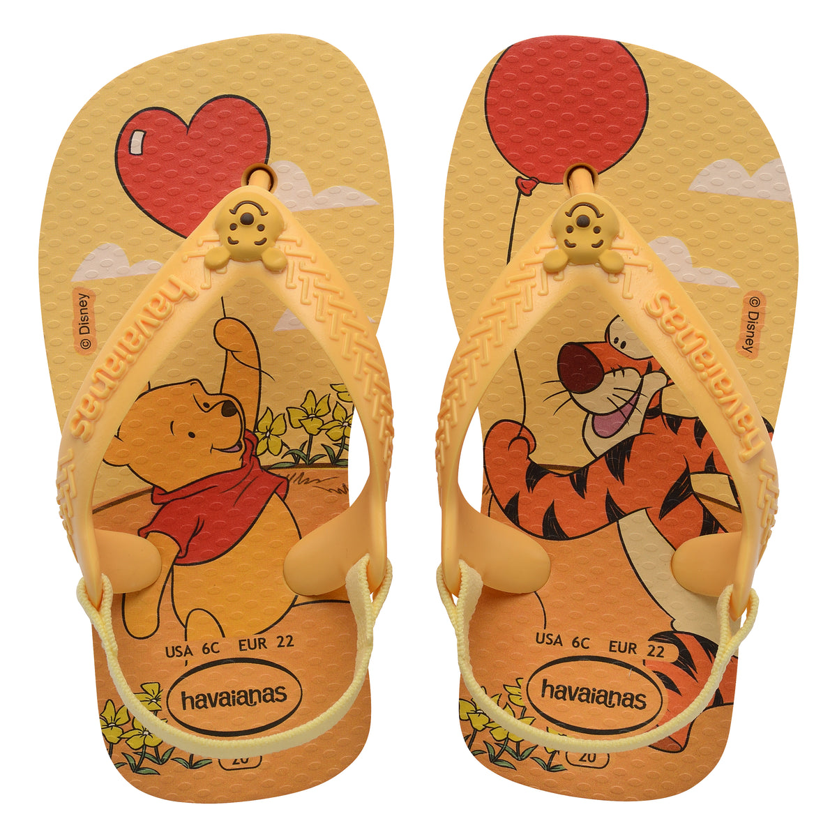 Havaianas Baby Disney Classic CAJÁ YELLOW in Cajá Yellow