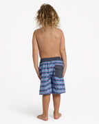Quiksilver Boys 2-7 Wax Heads 13" Volley Shorts in Stillwater