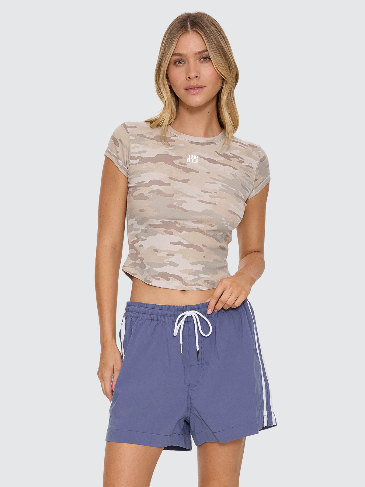 Thrills Co Camo Essie Tee - Camo in Camo