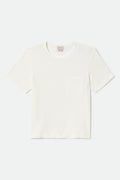 Brixton Carefree Organic Gd Perfect Te in OFF WHITE