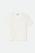 Brixton Carefree Organic Gd Perfect Te in OFF WHITE