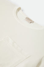 Brixton Carefree Organic Gd Perfect Te in OFF WHITE
