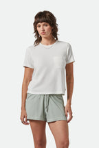Brixton Carefree Organic Gd Perfect Te in OFF WHITE