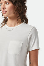 Brixton Carefree Organic Gd Perfect Te in OFF WHITE