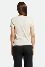 Brixton Carefree Organic Gd Perfect Te in WHITE SMOKE