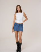 Thrills Carmen Skirt - Stoned Blues in Stoned Blues