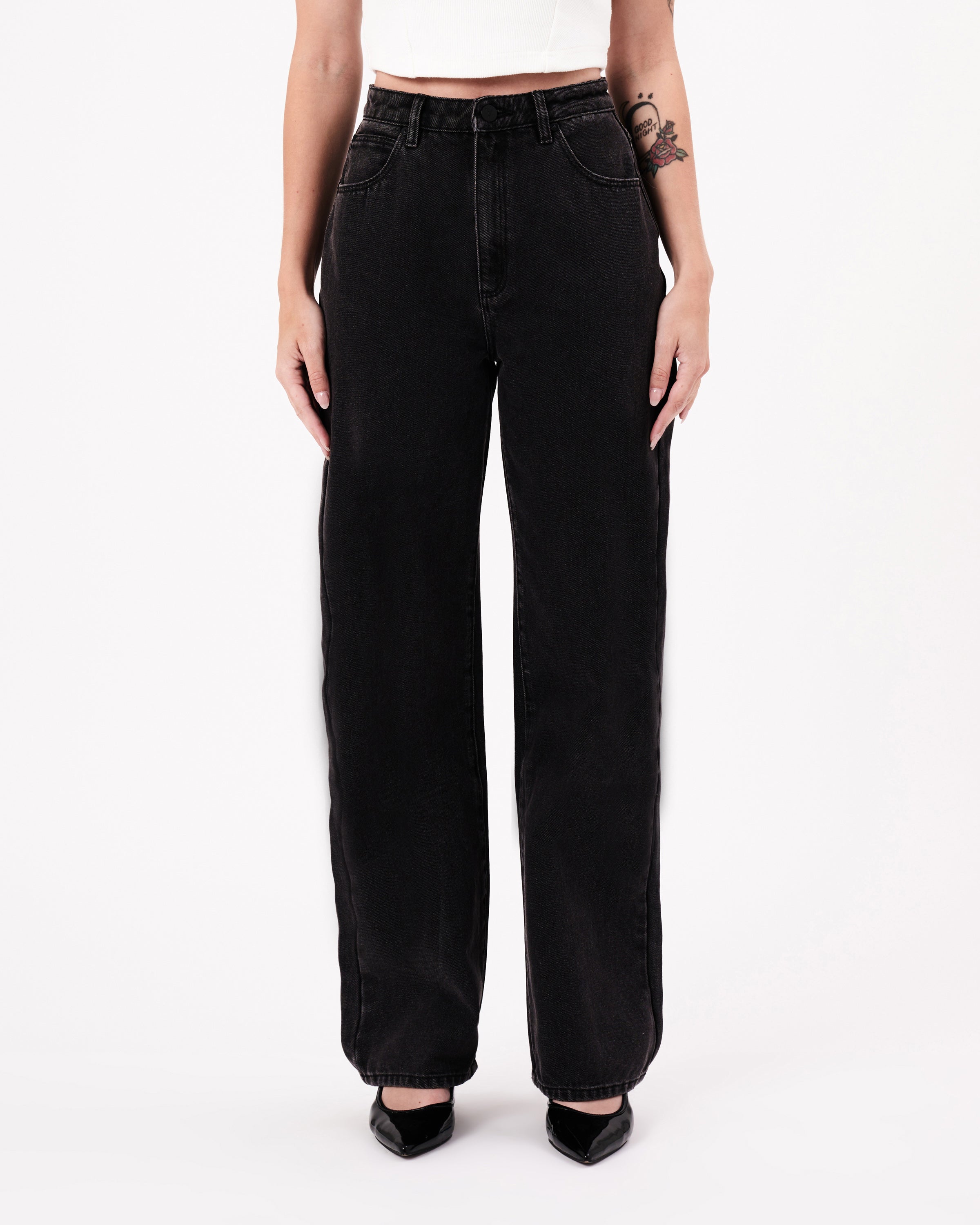 Abrand Jeans Carrie Jean Heidi in WASHED BLACK