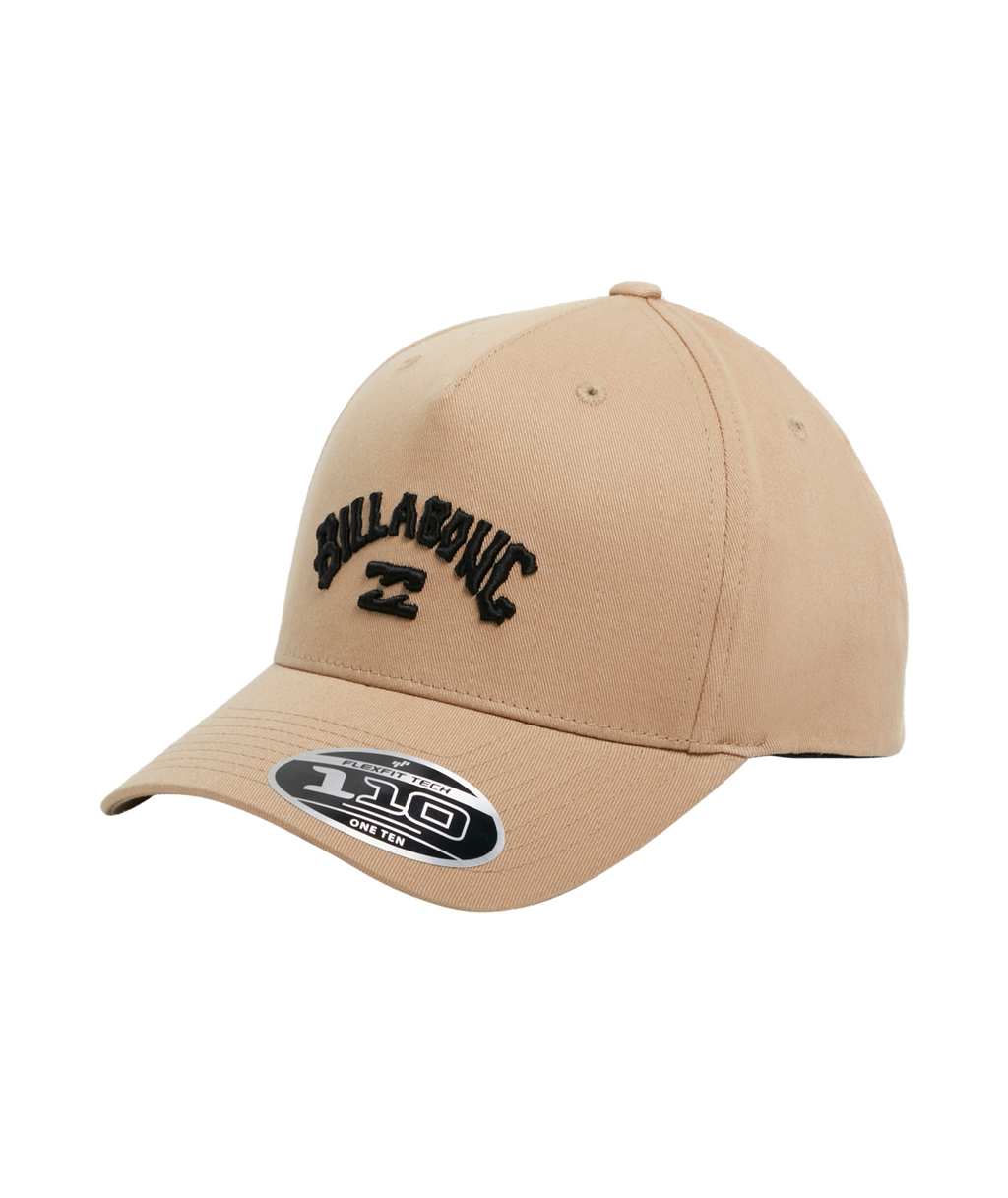 Billabong Mens Arch Flexfit 110 Snapback Cap in Khaki