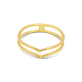 MiKi Jewellery Luna Ring Gold in Single