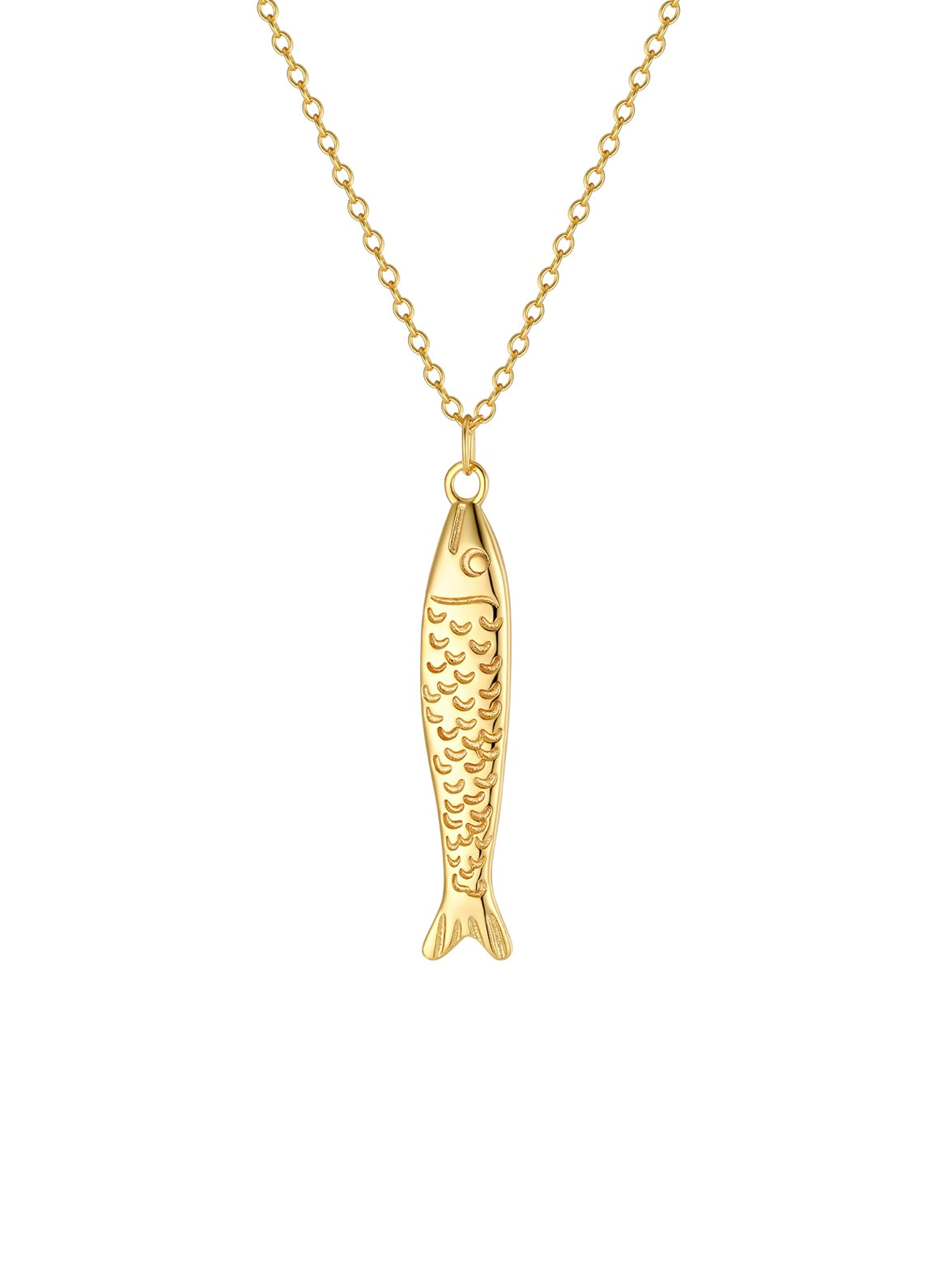 Malakai The Label Sardine Necklace in 18k Gold in Default Title